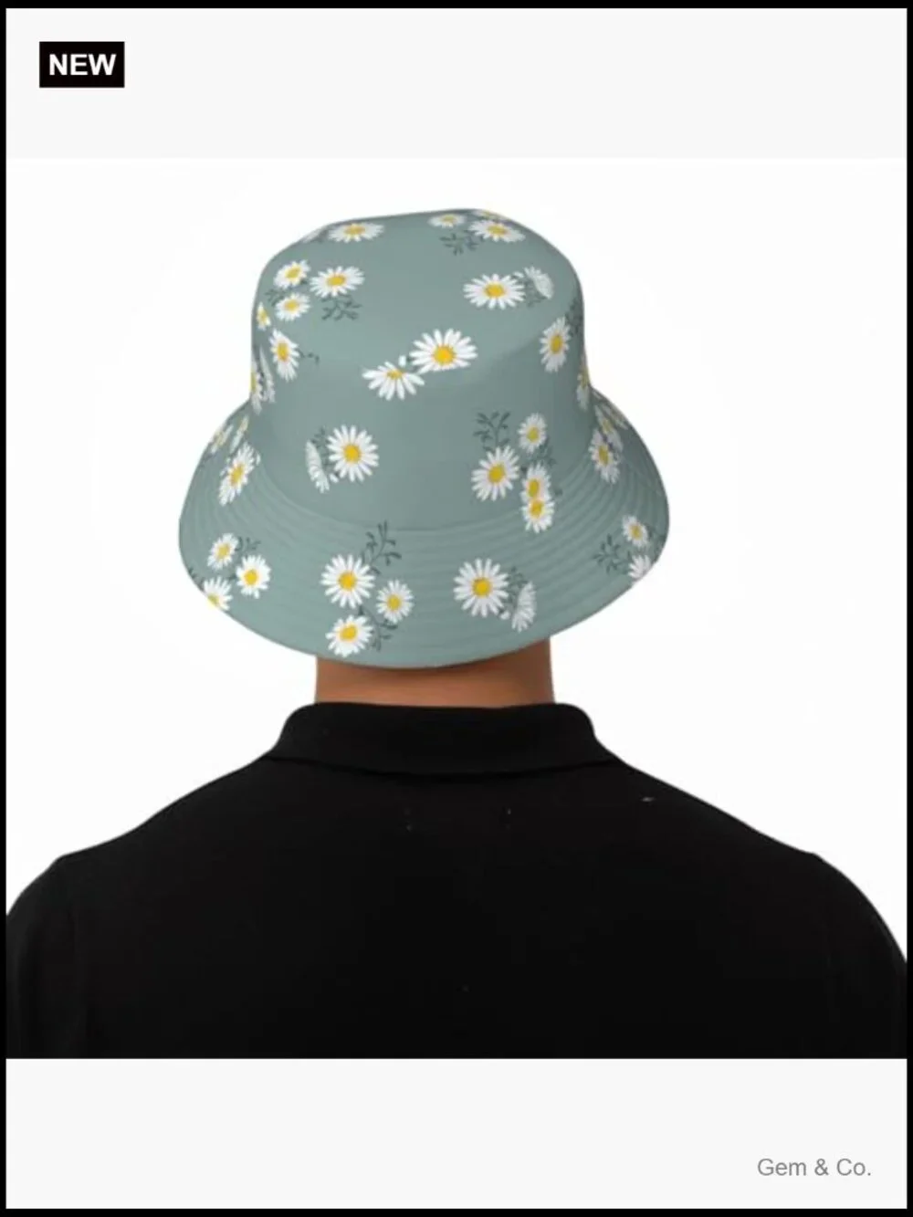 Reversible Floral Bucket Hat Sun Protection Packable Unisex